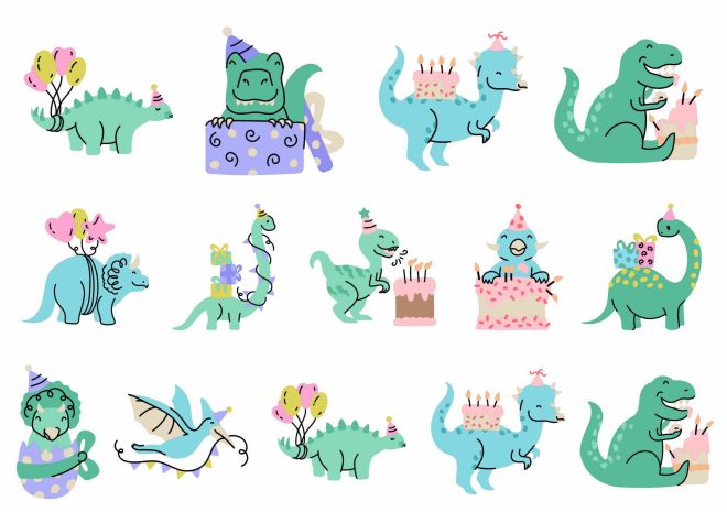 Fejr fødselsdag med Engangs tatoveringer fra Like ink + dinosaurer.