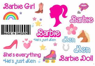 Nøgleord Barbie og Ken tatoveringer: Barbie og Ken tatoveringer med Barbie og Ken logo, forskellige citater og andre Barbie-tatoveringer. Flotte Barbie tatoveringer fra Like ink.